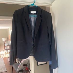 NWT - charcoal gray Calvin Klein suit jacket